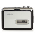nedis acgru100gy portable usb cassette to mp3 converter with usb cable and software extra photo 1