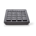 nedis kbnm100bk wired numeric keypad usb black extra photo 1