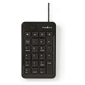 nedis kbnm100bk wired numeric keypad usb black extra photo 2