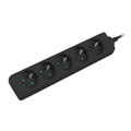 lanberg 5 sockets power strip for ups system iec c14 1m extra photo 1
