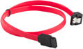 lanberg sata data ii 3gb s f f cable metal clips angled red 30cm extra photo 1