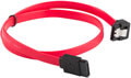 lanberg sata data ii 3gb s f f cable metal clips angled red 70cm extra photo 1
