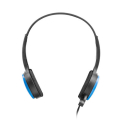 ugo usl 1221 on ear headset with mic blue extra photo 3