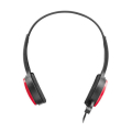 ugo usl 1222 on ear headset with mic red extra photo 3
