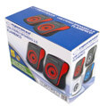 esperanza ep140kr flamenco 20 usb stereo speakers black red extra photo 1