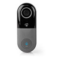 nedis wificdp10gy wifi smart video doorbell app control hd 720p microsd slot extra photo 1