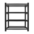 lanberg battery frame for ups 830x454 2 rows 4 levels 8 shelves flat pack black extra photo 1
