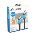 lanberg hdmi m m v20 cu box premium certificate cable 1m black extra photo 2