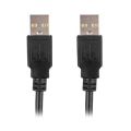 lanberg cable usb a m m 20 05m black extra photo 1
