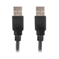 lanberg cable usb a m m 20 05m black extra photo 1