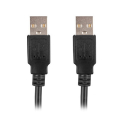 lanberg cable usb a m m 20 18m black extra photo 1