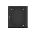 lanberg wall mounted rack 19 12u 570x450mm demounted flat pack black extra photo 1