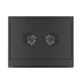 lanberg wall mounted rack 19 12u 570x450mm demounted flat pack black extra photo 3