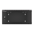 lanberg wall mounted rack 19 4u 570x600mm demounted flat pack black extra photo 2