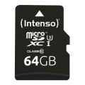 intenso 3433490 64gb micro sdxc uhs i professional class 10 adapter extra photo 1