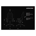 akracing core ex gaming chair black red extra photo 6