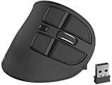 natec nmy 1601 euphonie wireless 2400dpi vertical mouse black extra photo 1