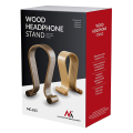 maclean mc 815w headphones stand wooden nut color extra photo 5