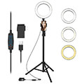 hunter 10 ring light with 160cm tripod extra photo 4