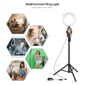 hunter 10 ring light with 160cm tripod extra photo 5