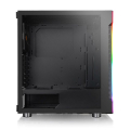 case thermaltake h200 tg rgb midi tower tempered glass black extra photo 5