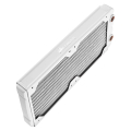 corsair hydro x radiator xr5 240mm 2x120mm radiator 33mm thick white extra photo 1