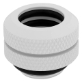 corsair hydro x fitting hard xf straight glossy white 4 pack 12mm od compression extra photo 1