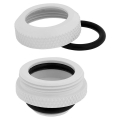 corsair hydro x fitting hard xf straight glossy white 4 pack 14mm od compression extra photo 2