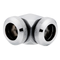 corsair hydro x fitting hard xf 90 angled chrome 2 pack 12mm od compression extra photo 2
