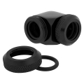 corsair hydro x fitting hard xf 90 angled black 2 pack 12mm od compression extra photo 1
