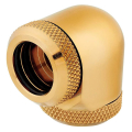 corsair hydro x fitting hard xf 90 angled gold 2 pack 14mm od compression extra photo 1
