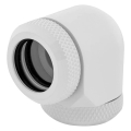 corsair hydro x fitting hard xf 90 angled glossy white 2 pack 14mm od compression extra photo 1