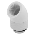 corsair hydro x fitting adapter xf 45 angled rotary glossy white 2 pack extra photo 2