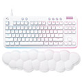 pliktrologio logitech 920 010678 g713 mechanical gaming rgb aurora collection linear off white extra photo 1