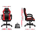 sense7 gaming chair prism black red extra photo 6