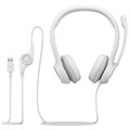 logitech 981 001286 h390 usb headset off white extra photo 2