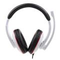 gembird mhs 001 gw stereo headset glossy white extra photo 1