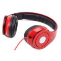 gembird mhs dtw r folding stereo headphones detroit red extra photo 2