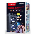 gembird spk bt 13 bluetooth party speaker with karaoke function extra photo 4