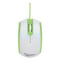 gembird mus 105 g optical mouse usb green white extra photo 1