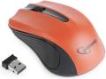 gembird musw 101 wireless optical mouse red extra photo 1