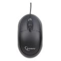 gembird mus u 01 optical mouse usb black extra photo 1