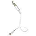 in akustik star audio cable extension 35mm jack plug 15m white extra photo 1