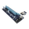 gembird rc pciex 04 pci express riser add on card molex power extra photo 1