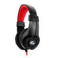 gembird ghs 01 gaming headset with volume control black red extra photo 2