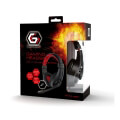 gembird ghs 01 gaming headset with volume control black red extra photo 3