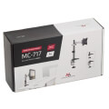 maclean mc 717 desktop holder for monitor 13 27 8kg max vesa 100x100 aluminum extra photo 3