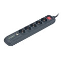 energenie spg5 u2 5 5 sockets power strip with usb charger 2a 15m black extra photo 1