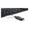 pliktrologio gembird kb 109f b flexible usb otg adapter black us layout extra photo 3