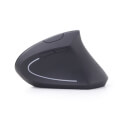 gembird musw ergo 01 ergonomic 6 button wireless optical mouse black extra photo 1